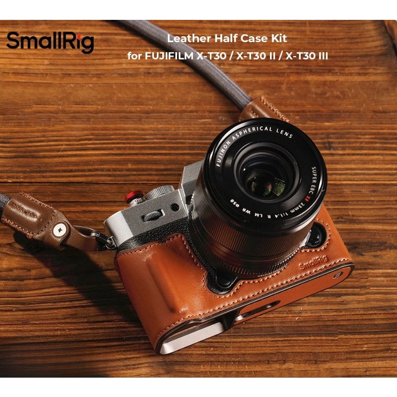 Fujifilm Camera X-T30 Ii - Zestaw SmallRig Leather Half Case Kit