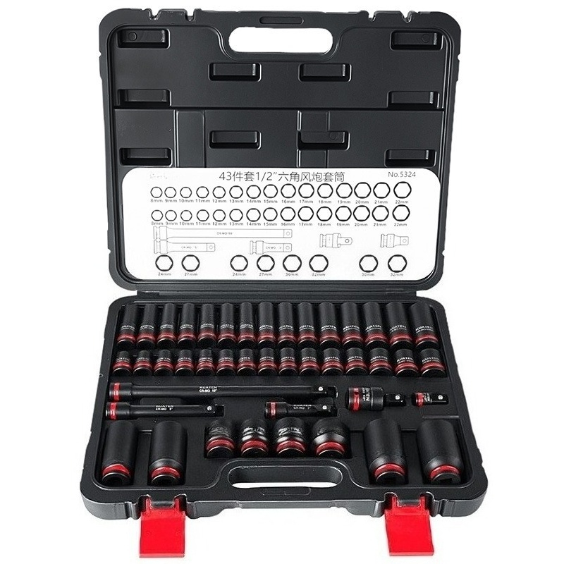 Electronics Repair Kit - 43-częściowy zestaw przedłużonych nasadek sześciokątnych 1/2