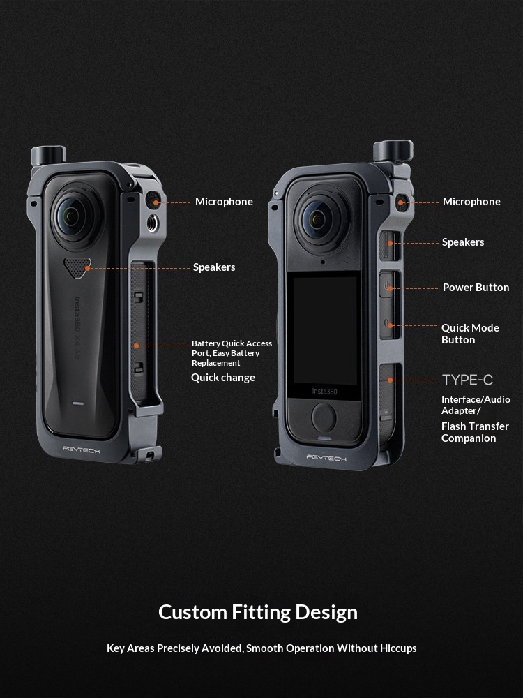 Klatka ochronna PGYTECH do kam – Insta360 Camera X4 recenzja i cena